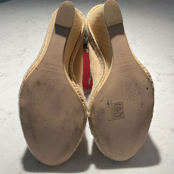 Aquazzura Christy Lace Up Wedges - Picture 5 of 6